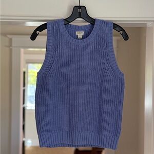 J. Crew Women's Lavender Knit Sweater Vest